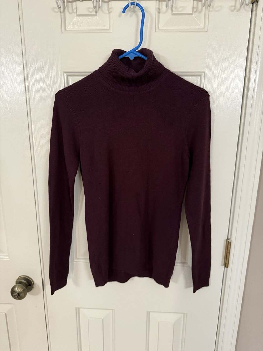 Chicos Emerson Turtleneck Sweater Fig 00 XS New With Tags